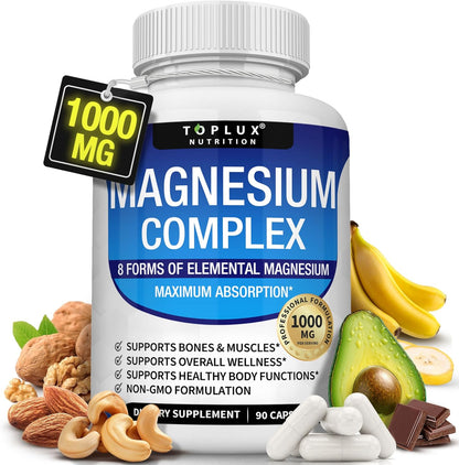 MAGNESIUM COMPLEX – 8 formas de magnesio para máxima absorción