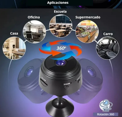 Mini Cámara WiFi Full HD — Combo , Tu tercer ojo en HD 👁️📹