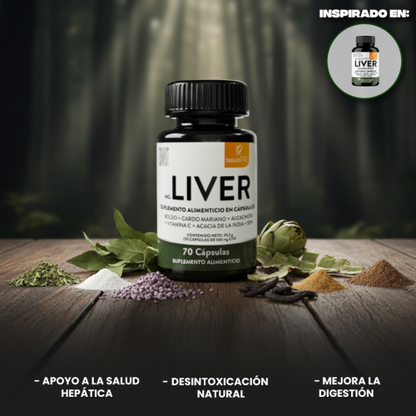 LIVER CLEANSE DETOX + ENVÍO GRATIS Y REGALO 🎁