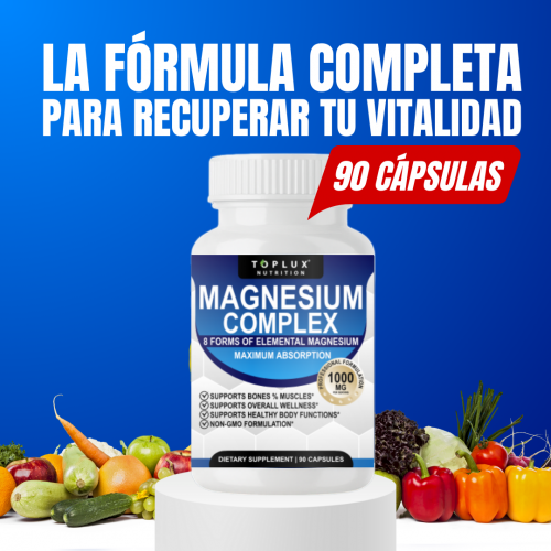 MAGNESIUM COMPLEX – 8 formas de magnesio para máxima absorción