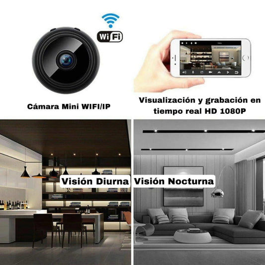 Mini Cámara WiFi Full HD — Combo , Tu tercer ojo en HD 👁️📹