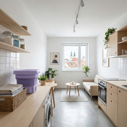 “La Lavadora Portátil que Revoluciona tu Hogar”