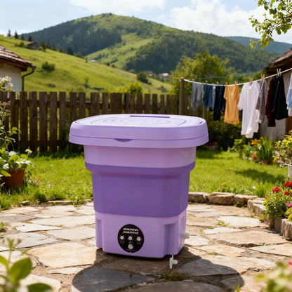 “La Lavadora Portátil que Revoluciona tu Hogar”