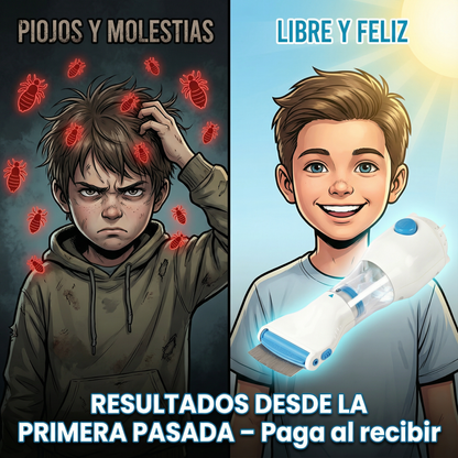 PEINE ELÉCTRICO PARA PIOJOS Y LIENDRES 🌟🌟 + ENVÍO GRATIS
