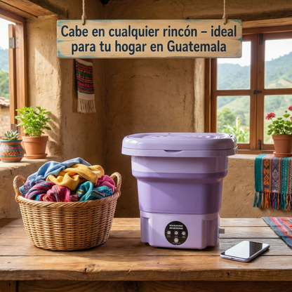 “La Lavadora Portátil que Revoluciona tu Hogar”