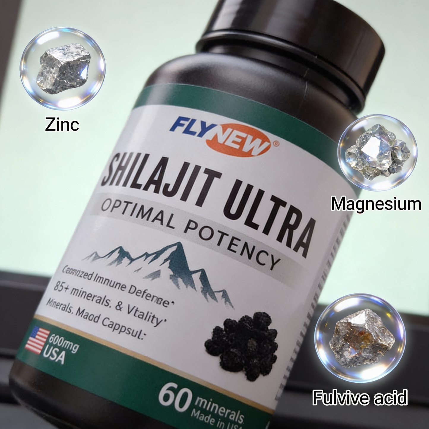 Shilajit ULTRA – Potencia Masculina Sin Límites,Recupera Tu Fuerza, Energía y Rendimiento