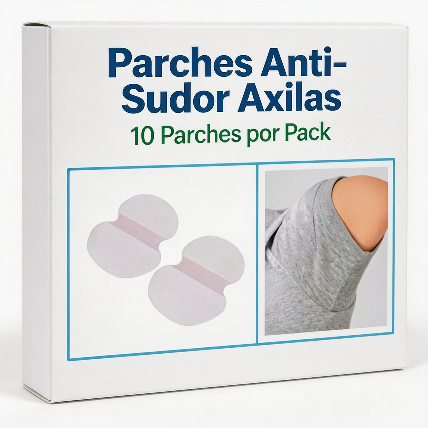 Confianza sin manchas, todos los días — 10 parches por pack.